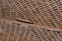 GINER Y COLOMER Mesita de Noche en Madera de Acacia con Pies de Metal, Cajón Interior 15x50x26cm
